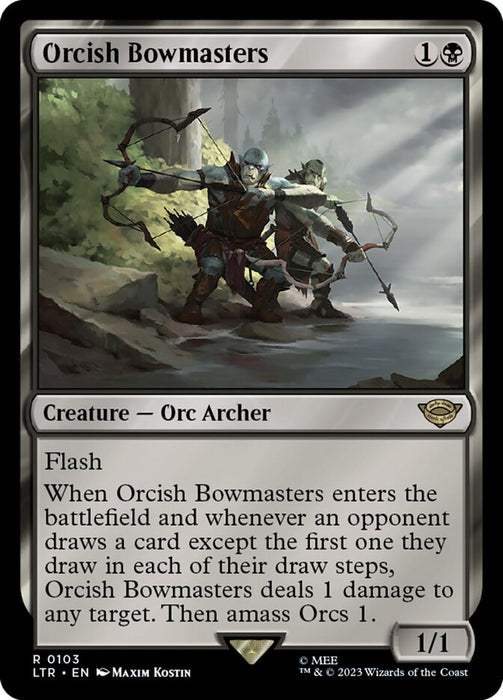 [Foil][LTR] オークの弓使い/Orcish Bowmasters